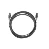 Lanberg CA-TOSL-10CC-0030-BK fibre optic cable 3 m TOSLINK Black Lanberg CA-TOSL-10CC-0030-BK fibre optic cable 3 m TOSLINK Black