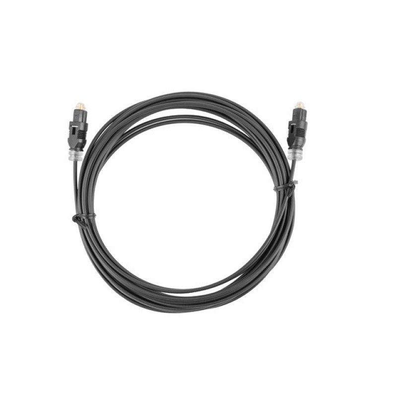 Lanberg CA-TOSL-10CC-0030-BK fibre optic cable 3 m TOSLINK Black Lanberg CA-TOSL-10CC-0030-BK fibre optic cable 3 m TOSLINK Black