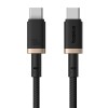 Baseus Dura Type C to Type C 100 W fast charging cable 2 m Black, Gold