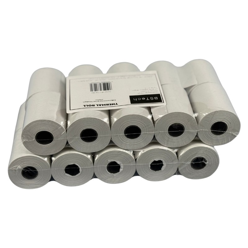 BSTech Paper, roll thermal for cash registers 57x20m 10 pieces BSTech Paper, roll thermal for cash registers 57x20m 10 pieces