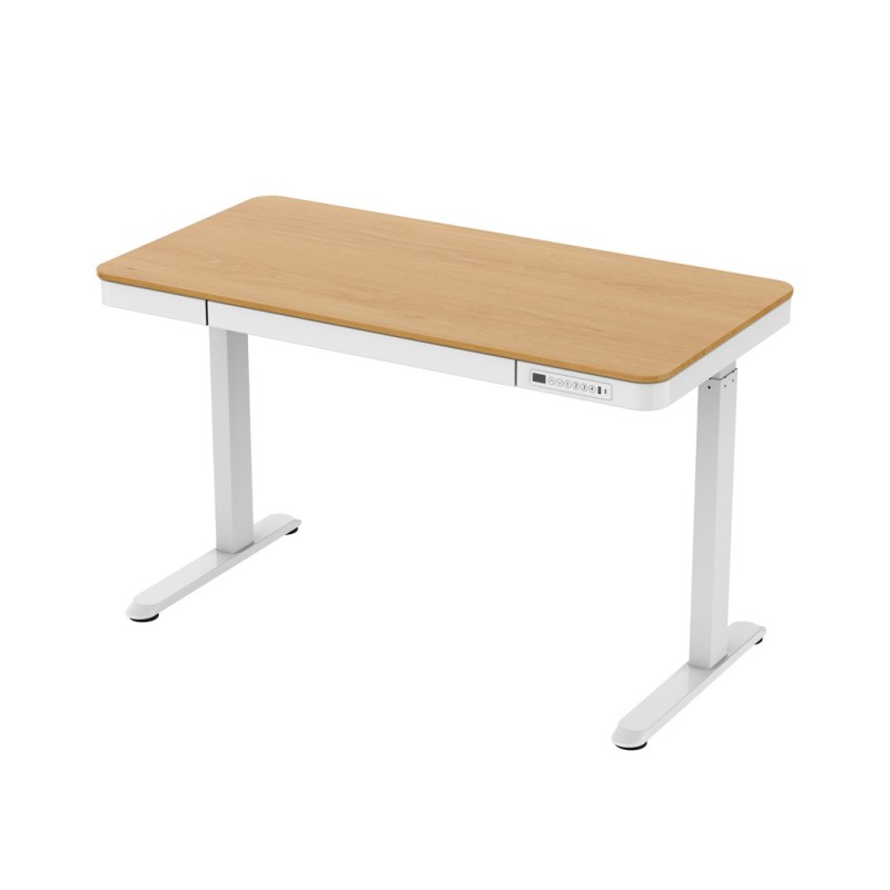 ACTIVEJET desk with electric height adjustment 140x70 ET119W-C white/oak ACTIVEJET desk with electric height adjustment 140x70 ET119W-C white/oak