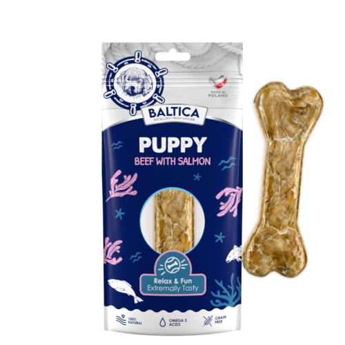 BALTICA Puppy Beef with salmon - dog chew - 1 BALTICA Puppy Beef with salmon - dog chew - 1