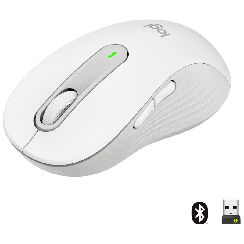 Logitech Signature M650 L Wireless mouse 2000 DPI, white