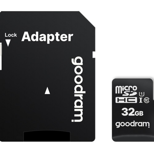 Goodram M1AA-0320R12 memory card 32 GB MicroSDHC Class 10 UHS-I Goodram M1AA-0320R12 memory card 32 GB MicroSDHC Class 10 UHS-I