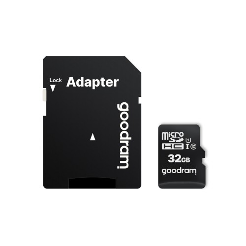 Goodram M1AA-0320R12 memory card 32 GB MicroSDHC Class 10 UHS-I Goodram M1AA-0320R12 memory card 32 GB MicroSDHC Class 10 UHS-I