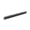 Lanberg patch panel 24 port 1U Cat.5e UTP Black PPU5-1024-B