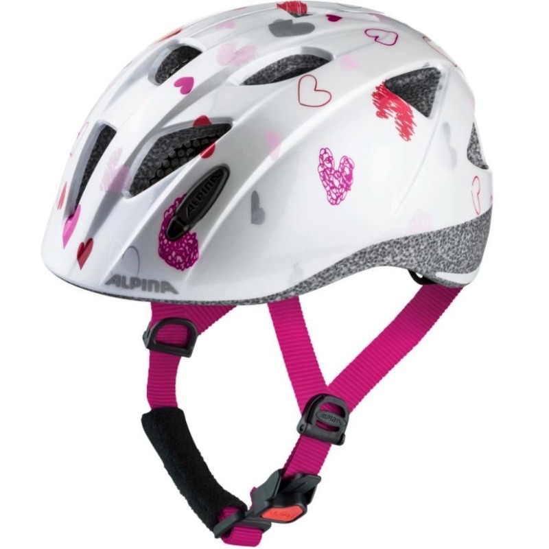 Bike helmet Alpina Ximo, white in hearts, 49-54 Bike helmet Alpina Ximo, white in hearts, 49-54