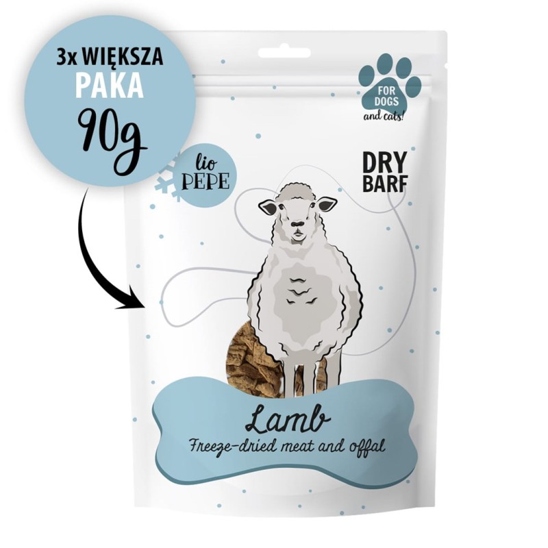 PAKA ZWIERZAKA Lio Pepe Lamb XL - dog treat - 90g PAKA ZWIERZAKA Lio Pepe Lamb XL - dog treat - 90g