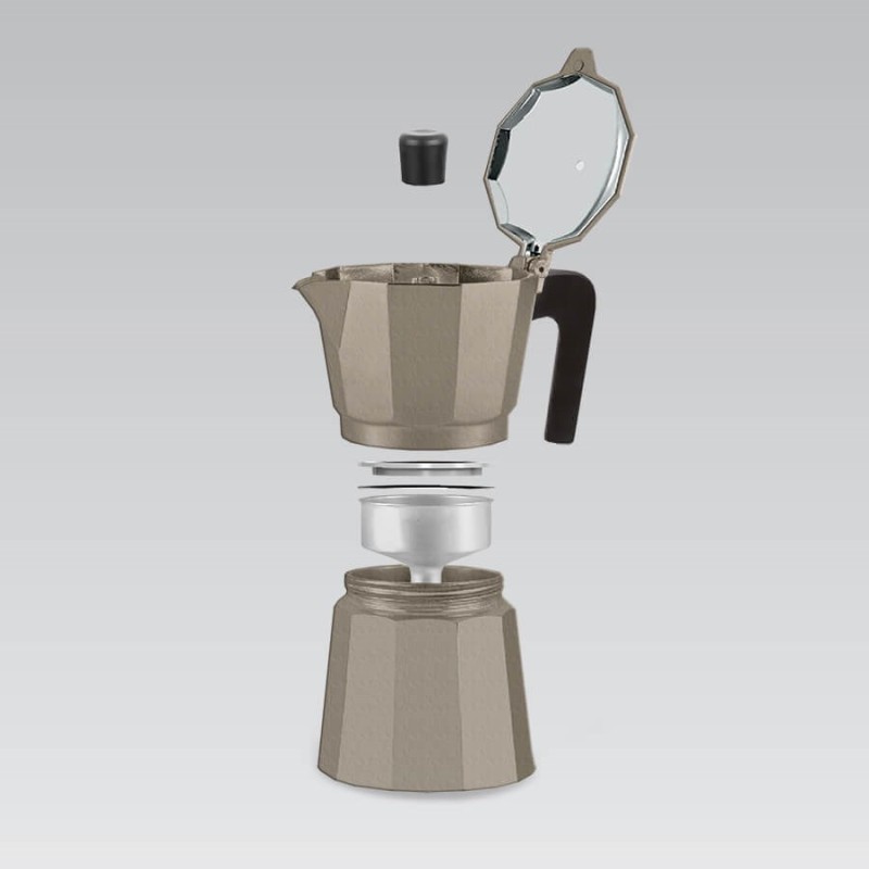 Maestro 6 cup coffee machine MR-1666-6-BROWN brown Maestro 6 cup coffee machine MR-1666-6-BROWN brown