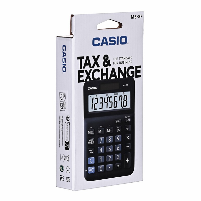Casio MS-8F black office calculator Casio MS-8F black office calculator