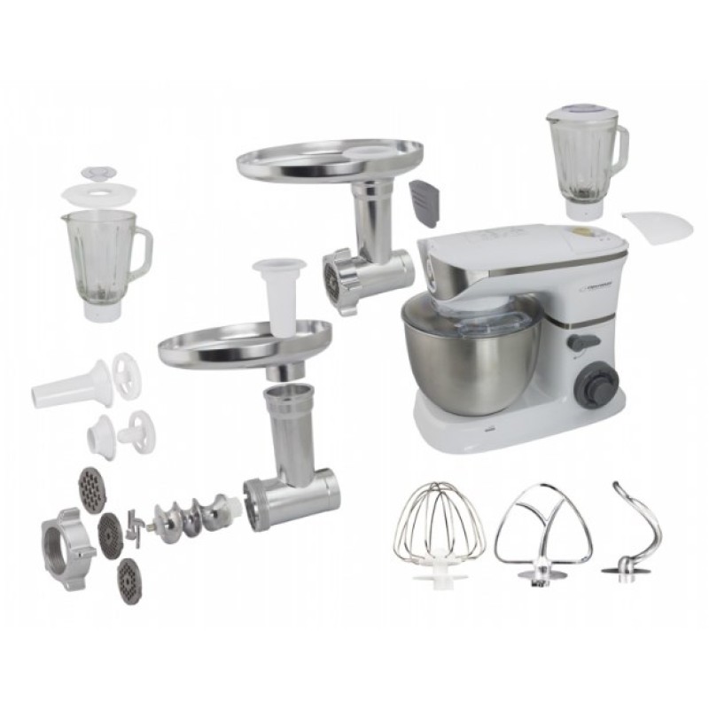 Esperanza EKM025 food processor 5 L Stainless steel,White 1000 W Esperanza EKM025 food processor 5 L Stainless steel,White 1000 W