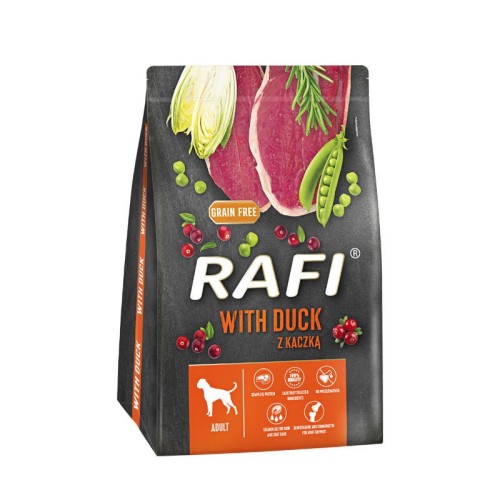 RAFI Adult with duck - dry dog food - 3kg