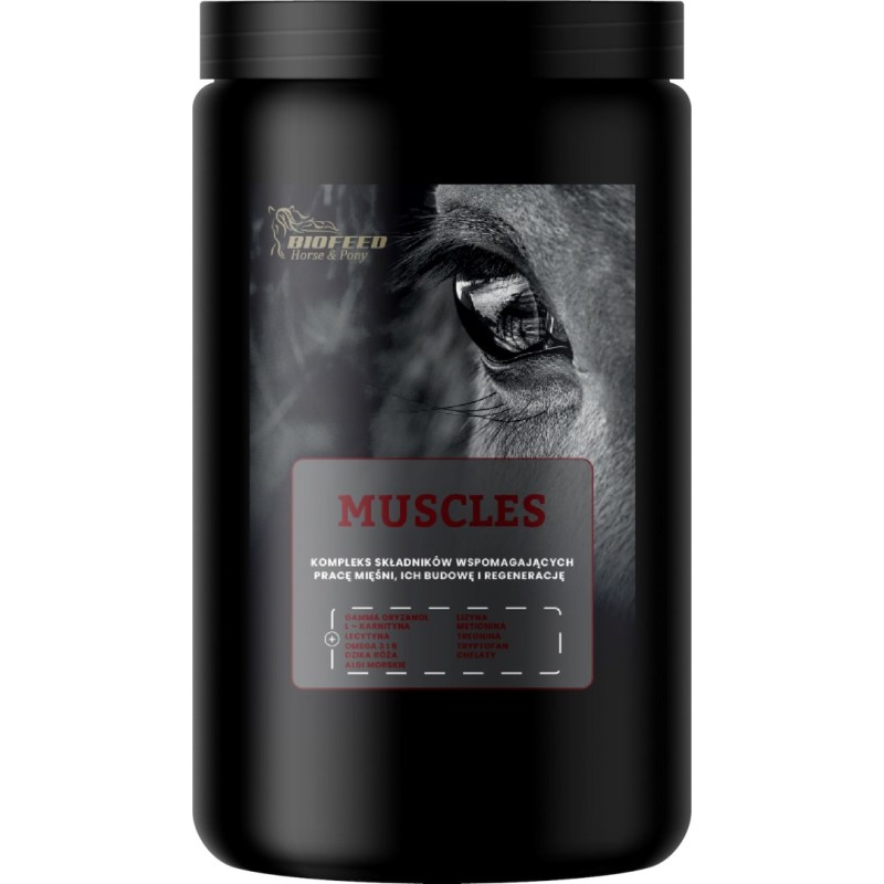 BIOFEED Horse&Pony Muscles - supplementary horse feed mixture supporting muscles - 1kg