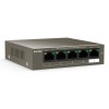 Tenda TEF1105-4-63W network switch Unmanaged Fast Ethernet (10/100) Power over Ethernet (PoE) Desktop/Wall-Mounting Grey Tenda TEF1105-4-63W network switch Unmanaged Fast Ethernet (10/100) Power over Ethernet (PoE) Desktop/Wall-Mounting Grey