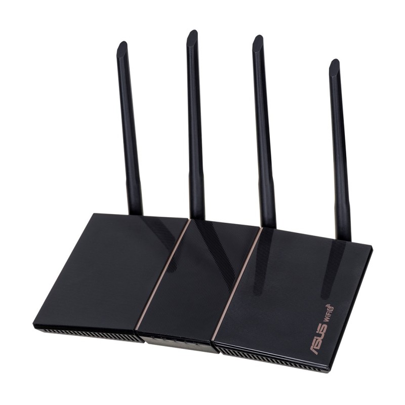 ASUS RT-AX57 wireless router Gigabit Ethernet Dual-band (2.4 GHz / 5 GHz) Black ASUS RT-AX57 wireless router Gigabit Ethernet Dual-band (2.4 GHz / 5 GHz) Black