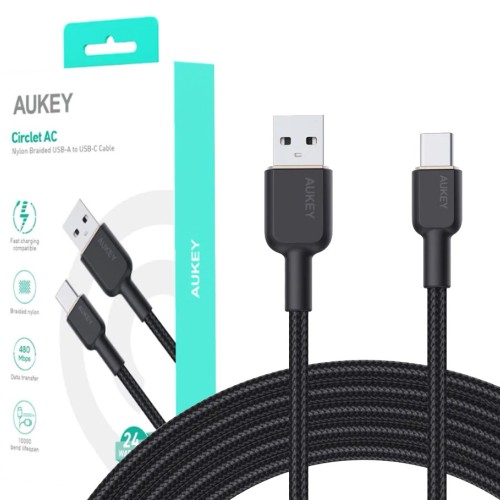 AUKEY CB-NAC1 USB cable 1 m USB A USB C Black AUKEY CB-NAC1 USB cable 1 m USB A USB C Black