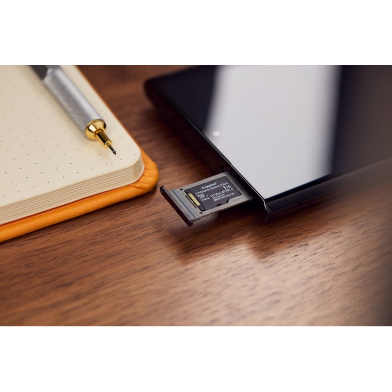Kingston Technology 1TB microSDXC Canvas Select Plus Gen3 150MB/s A1 Card + Adapter