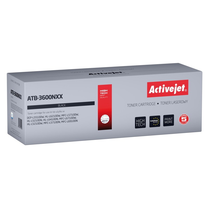 Activejet ATB-3600NXX Toner for Brother printers; ReplacementBrother TN3600XXL; Supreme; 11000 pages; black) Activejet ATB-3600NXX Toner for Brother printers; ReplacementBrother TN3600XXL; Supreme; 11000 pages; black)