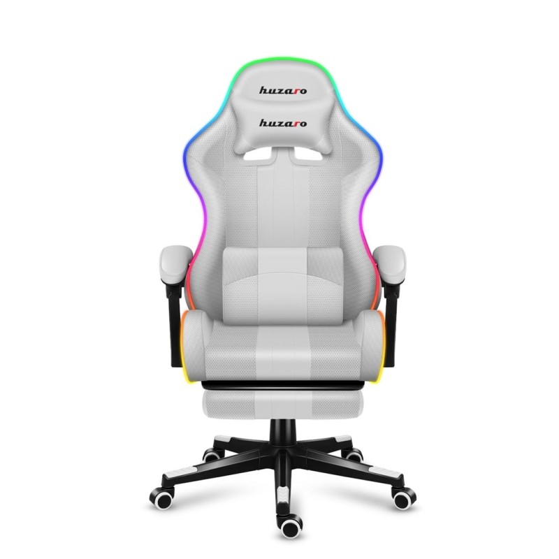 HUZARO FORCE 4.7 RGB White GAMING CHAIR HUZARO FORCE 4.7 RGB White GAMING CHAIR