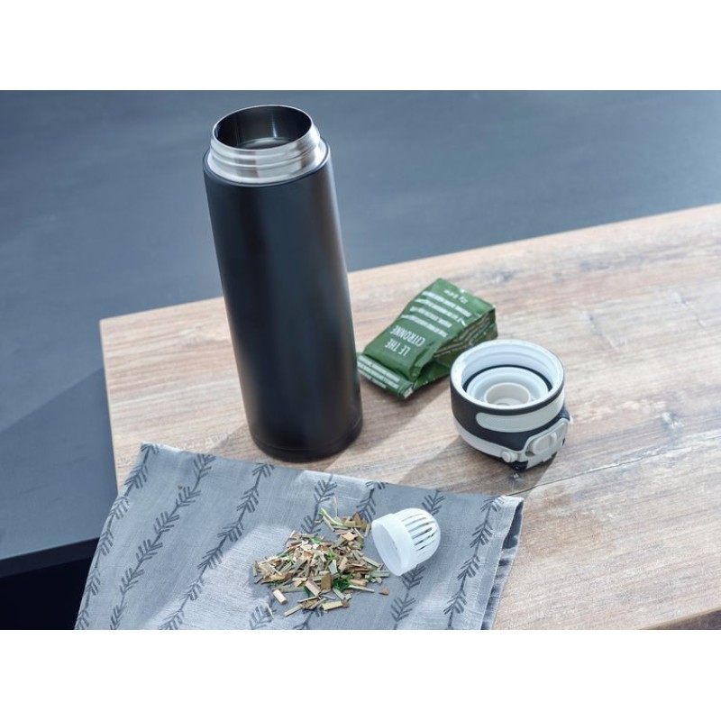 Leifheit 03271 travel mug 600 ml Black Stainless steel Leifheit 03271 travel mug 600 ml Black Stainless steel