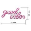 Activejet AJE-NEON VIBES LED neon sign Activejet AJE-NEON VIBES LED neon sign