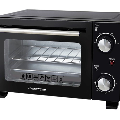 Esperanza EKO007N Mini Oven 10 l 800 W Black