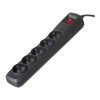 LANBERG POWER STRIP PDU RACK (1U, 16A,2XC19,8XC13)