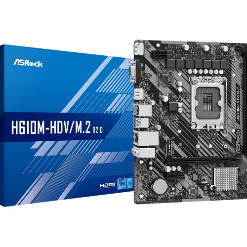 ASRock H610M-HDV/M.2 R2.0 motherboard ASRock H610M-HDV/M.2 R2.0 motherboard