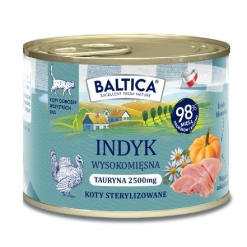 BALTICA Smaki regionów Turkey - wet cat food - 185g BALTICA Smaki regionów Turkey - wet cat food - 185g