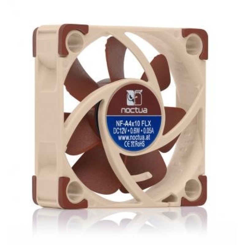 Noctua NOC-NF-A4X10-FLX computer cooling component Computer case Fan 4 cm Beige, Brown 1 pc(s) Noctua NOC-NF-A4X10-FLX computer cooling component Computer case Fan 4 cm Beige, Brown 1 pc(s)