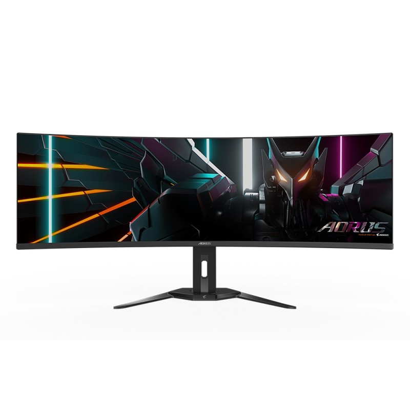 GIGABYTE CO49DQ OLED Curved Gaming Monitor - 5120x1440(DQHD), 1800R, 144Hz, 0.03ms, KVM, FreeSync Premium Pro, HDMI 2.1 GIGABYTE CO49DQ OLED Curved Gaming Monitor - 5120x1440(DQHD), 1800R, 144Hz, 0.03ms, KVM, FreeSync Premium Pro, HDMI 2.1