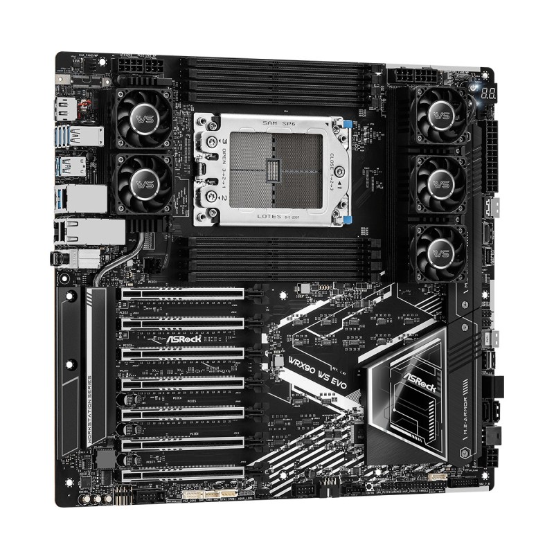 Asrock WRX90 WS EVO motherboard AMD WRX90 Socket sTR5 EEB Asrock WRX90 WS EVO motherboard AMD WRX90 Socket sTR5 EEB