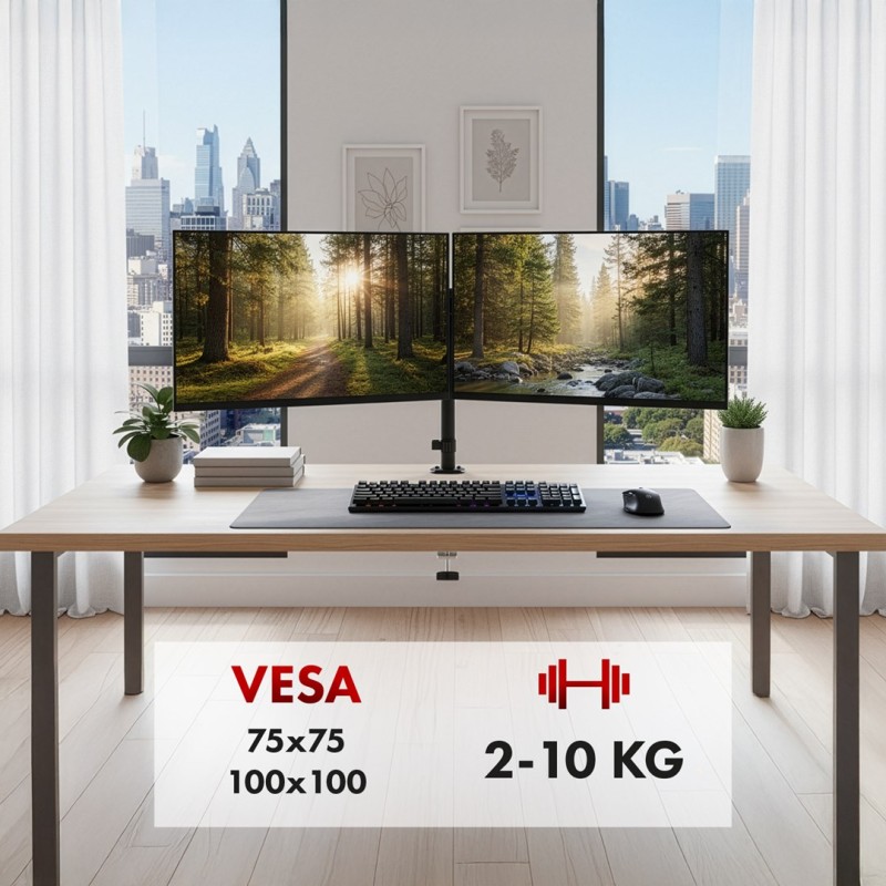 Maclean 2 monitor mount, gas spring, 17 Maclean 2 monitor mount, gas spring, 17