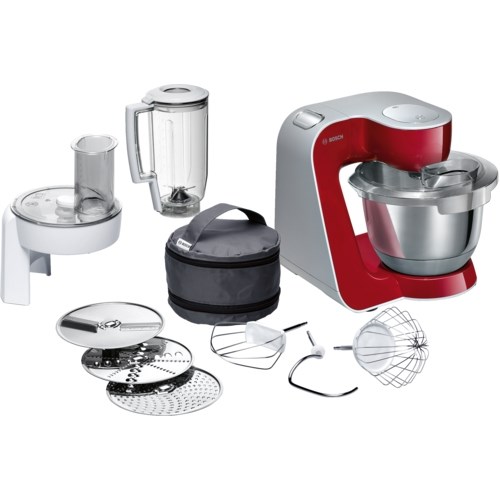 Bosch MUM58720 food processor 1000 W 3.9 L Grey, Red, Stainless steel Bosch MUM58720 food processor 1000 W 3.9 L Grey, Red, Stainless steel