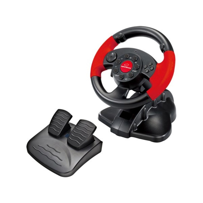 xlyne EG103 Gaming Controller Steering wheel PC,Playstation 2,Playstation 3 Digital Black,Red xlyne EG103 Gaming Controller Steering wheel PC,Playstation 2,Playstation 3 Digital Black,Red