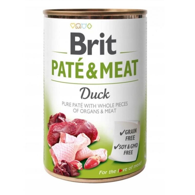 BRIT Paté & Meat Duck - wet dog food - 400g