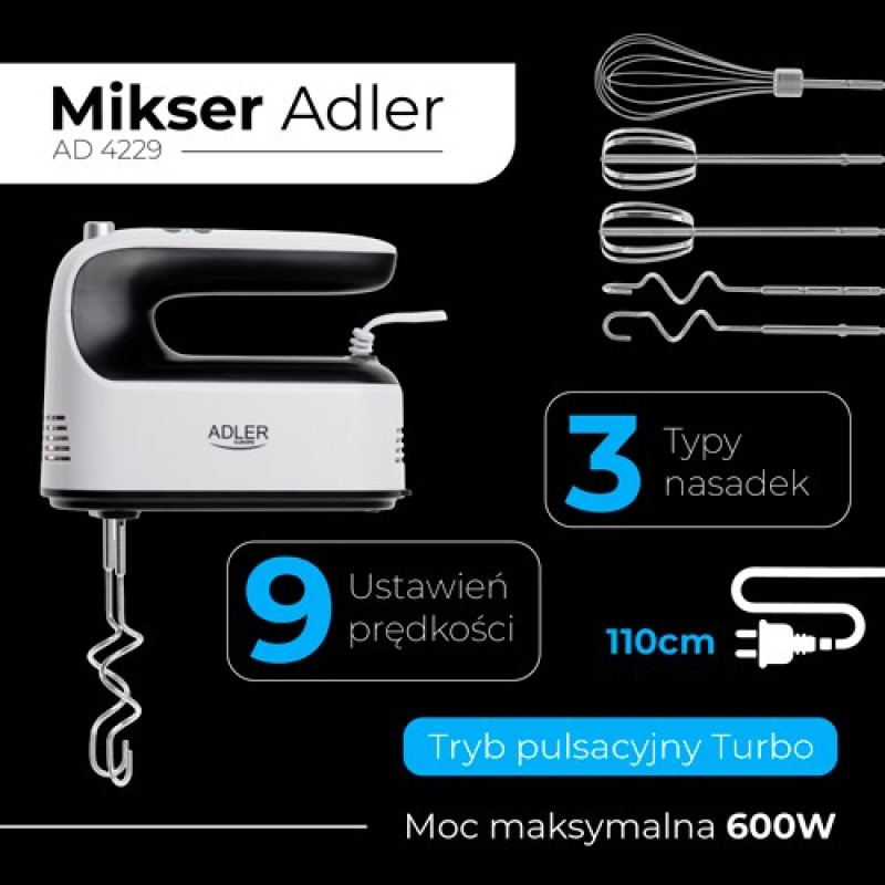 Hand mixer ADLER AD 4229