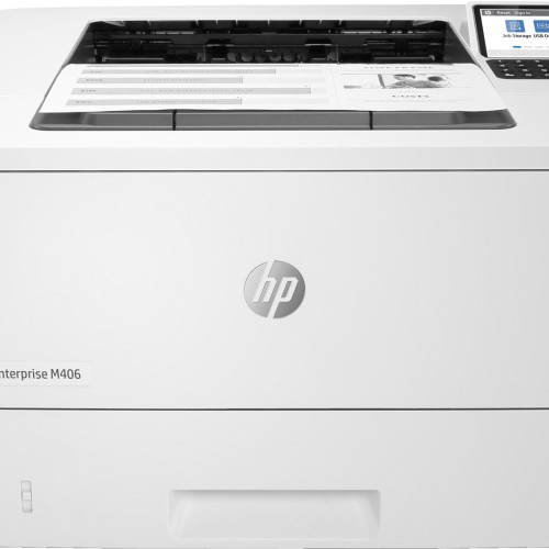 HP LaserJet Enterprise M406dn, Black and white, Printer for Business, Print, Compact Size; Strong Security; Two-sided printing; Energy Efficient; Front-facing USB printing HP LaserJet Enterprise M406dn, Black and white, Printer for Business, Print, Compact Size; Strong Security; Two-sided printing; Energy Efficient; Front-facing USB printing
