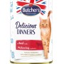 BUTCHER'S Delicious Dinners Pieces of beef in jelly - wet cat food - 400g