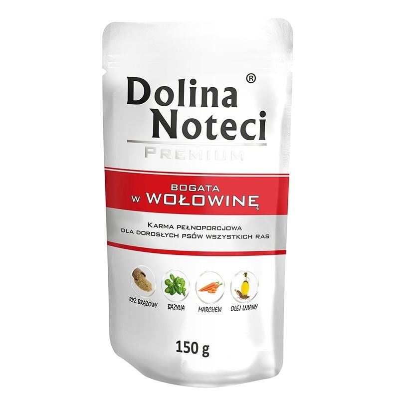Dolina Noteci Premium rich in beef - wet dog food - 150g Dolina Noteci Premium rich in beef - wet dog food - 150g