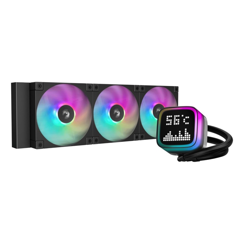 DeepCool R-LP360-BKMSNC-G-1 computer cooling system Computer case, Processor All-in-one liquid cooler 12 cm Black 1 pc(s)