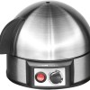 Clatronic EK 3321 egg cooker 7 egg(s) 400 W Black, Stainless steel