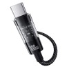Baseus Gem USB A to USB C fast charging cable 1 m 100 W Black