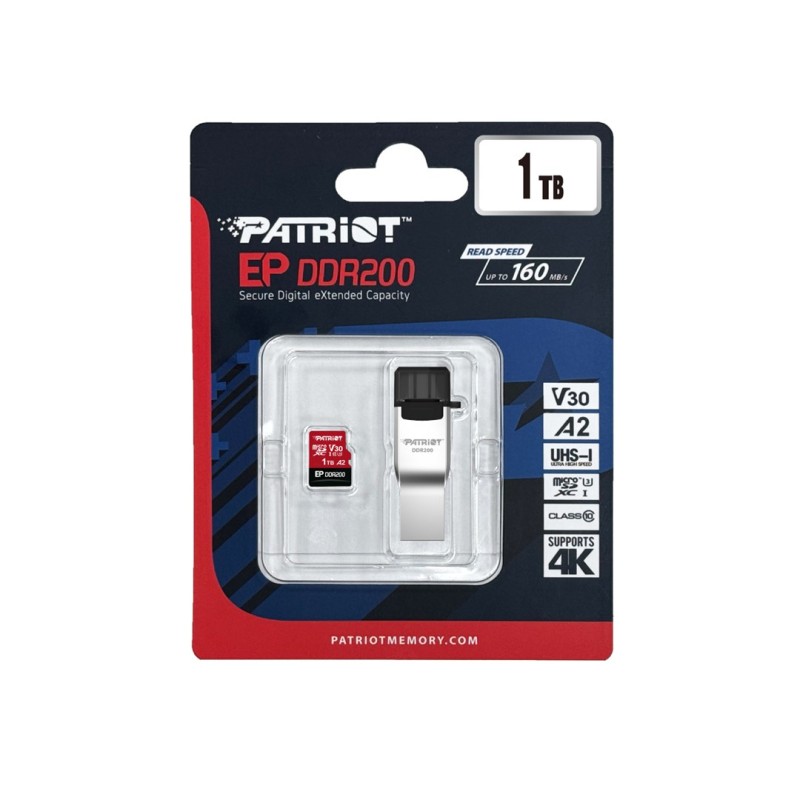 Patriot Memory EP DDR200 memory card 1TB MicroSDXC 160/120 MB/s (PEF1TEP33MCX)
