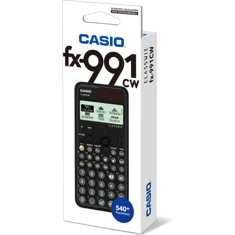 CASIO FX-991CW CALCULATOR SCIENTIFIC BOX CASIO FX-991CW CALCULATOR SCIENTIFIC BOX