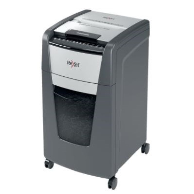 Rexel AutoFeed+ 300M automatic shredder, P-5, micro cut (2x15mm), 300 sheets, 60 litre bin