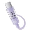 Baseus Gem USB C to USB C fast charging cable 2 m 100 W Purple Baseus Gem USB C to USB C fast charging cable 2 m 100 W Purple