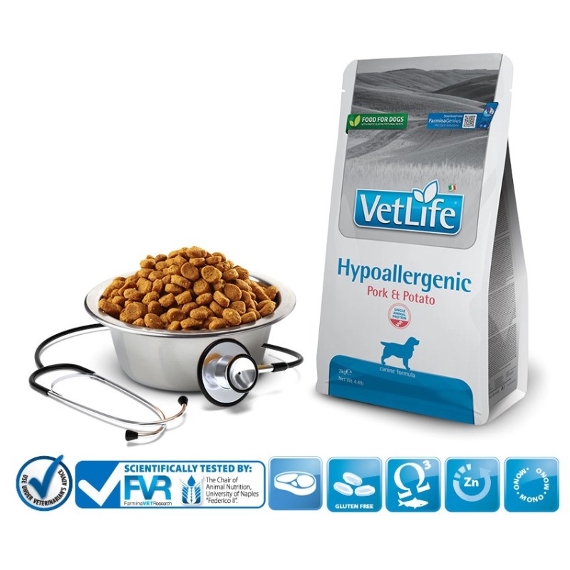 FARMINA Vet Life Hypoallergenic Pork & Potato - dry dog food - 2 kg FARMINA Vet Life Hypoallergenic Pork & Potato - dry dog food - 2 kg