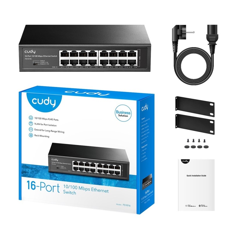 Hikvision DS-3E0106HP-E Network Links Unmanaged Fast Ethernet (10/100) PoE Support Blue Hikvision DS-3E0106HP-E Network Links Unmanaged Fast Ethernet (10/100) PoE Support Blue