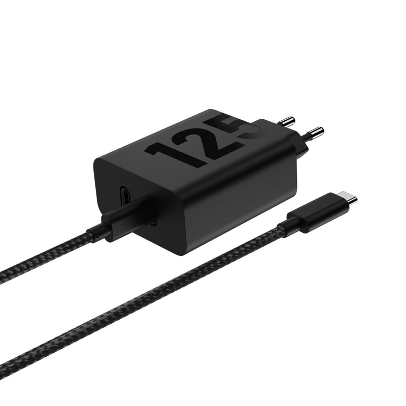 Motorola TurboPower 125W Duo Charger Universal Black AC Fast charging Indoor Motorola TurboPower 125W Duo Charger Universal Black AC Fast charging Indoor